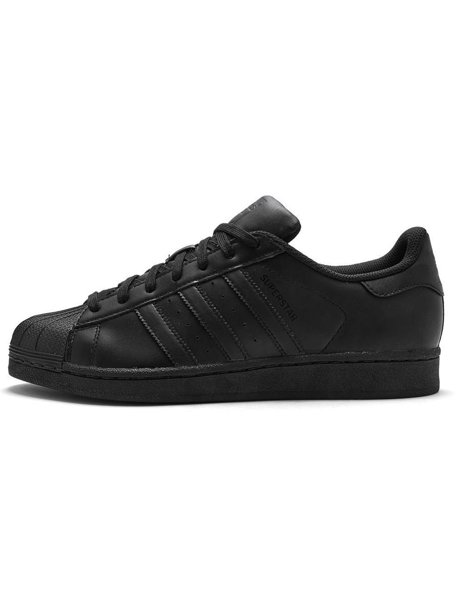 Scarpe unisex ADIDAS SUPERSTAR in pelle nera AF5666 Scarpe unisex ADIDAS SUPERSTAR in pelle nera AF5666